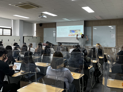 오산대학교 동물보건과 반려동물 인사초청특강  사료제조회사 연구소 osp 특강